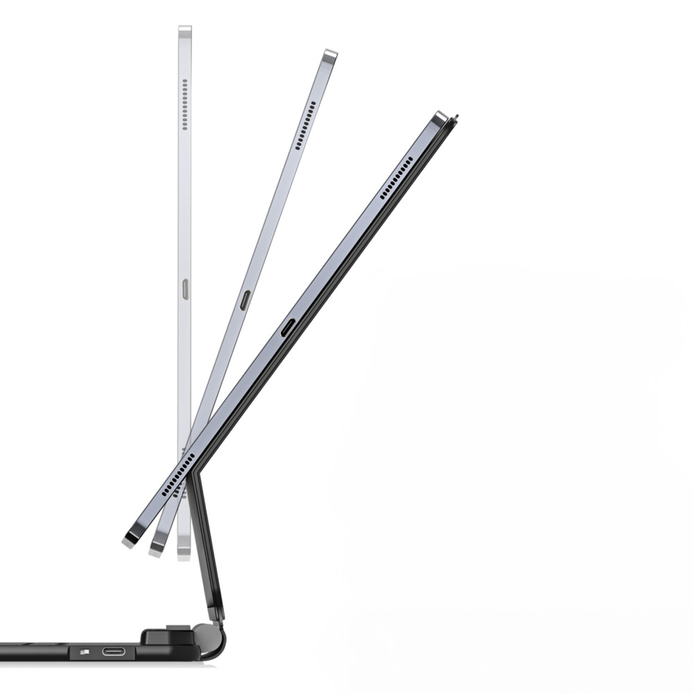 Etui z klawiaturą podświetlaną Bluetooth 5.2 Dux Ducis (seria MK) do Samsung Galaxy Tab S11 Ultra, czarne.